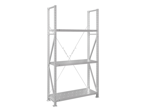 Стеллаж MS U 2000x1000x400 3 перфорированные полки