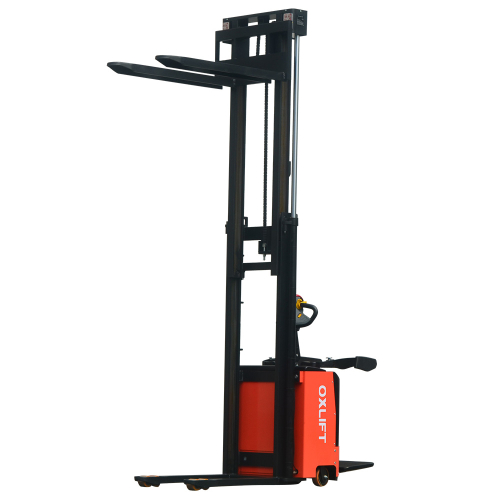 Самоходный штабелер OXLIFT BX20-4X 3600 мм 2000 кг с платформой для оператора с двумя гидроузлами 3